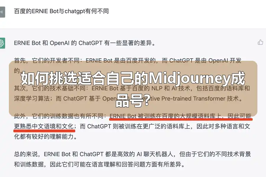 如何挑选适合自己的Midjourney成品号?